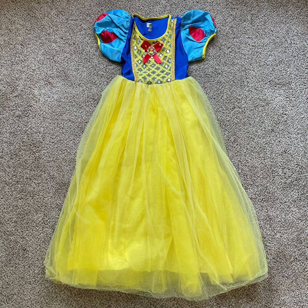 Trish Scully Child Snow White Dress Costume Disney Halloween Girls Size 10